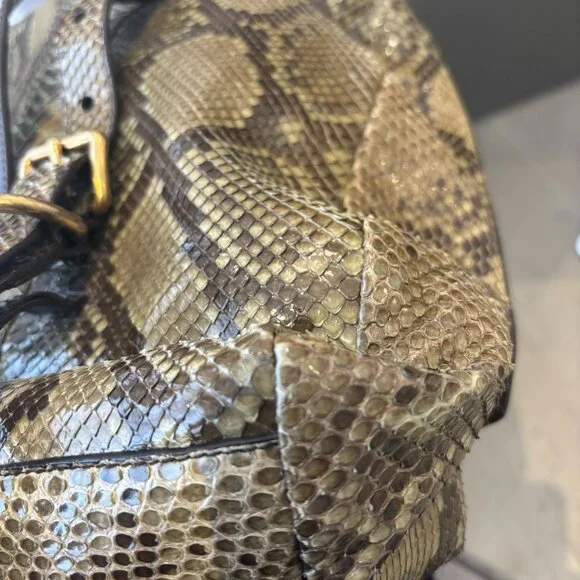 Prada Python Swarovski Shoulder Bag BL0579 Pitone Pietre - Picture 8 of 12